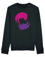 Color Wheel - violet&purple Bluză mânecă lungă Unisex Rise