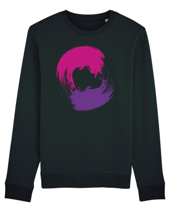 Color Wheel - violet&purple Black