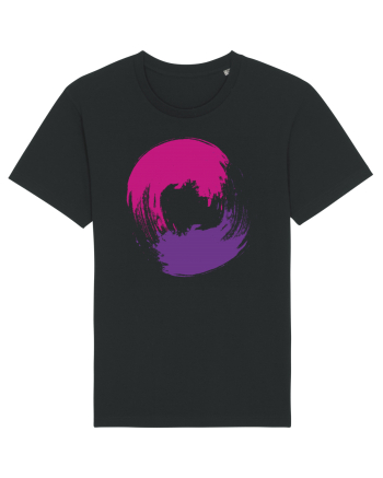 Color Wheel - violet&purple Black