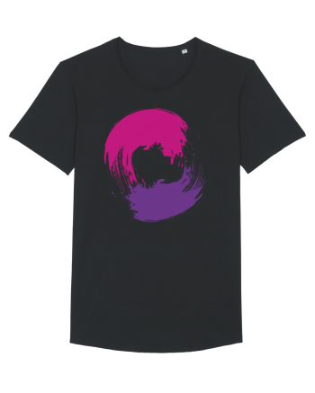 Color Wheel - violet&purple Black