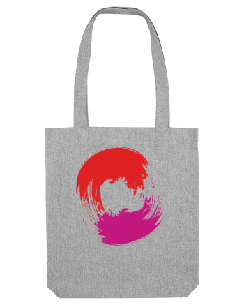 Color Wheel - red&purple Heather Grey