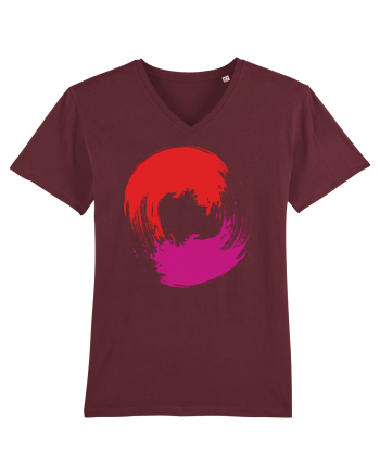 Color Wheel - red&purple Burgundy