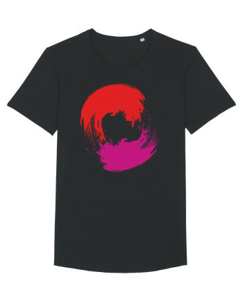 Color Wheel - red&purple Black