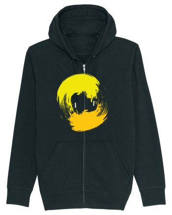 Color Wheel - yellow&orange Black