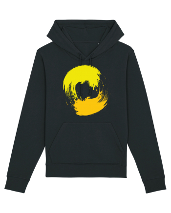Color Wheel - yellow&orange Black