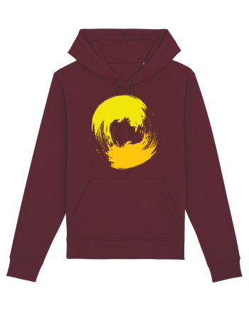 Color Wheel - yellow&orange Burgundy