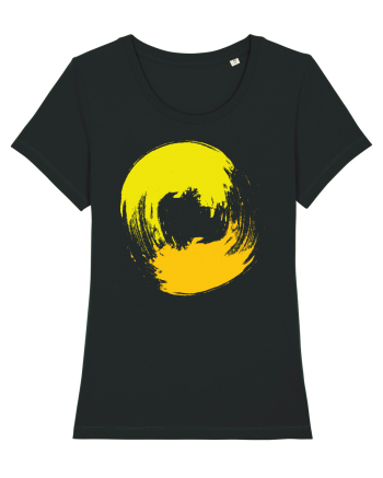Color Wheel - yellow&orange Black