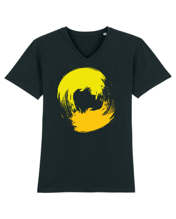 Color Wheel - yellow&orange Black