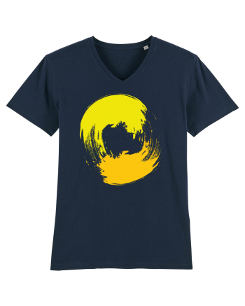 Color Wheel - yellow&orange French Navy