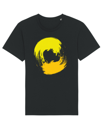 Color Wheel - yellow&orange Black