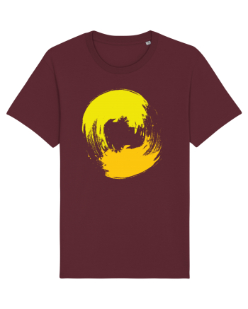Color Wheel - yellow&orange Burgundy