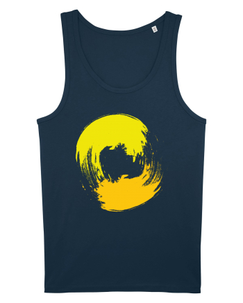 Color Wheel - yellow&orange Navy