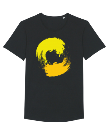 Color Wheel - yellow&orange Black