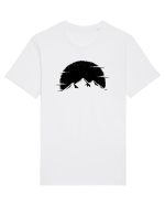 Creste de Munți Tricou mânecă scurtă Unisex Rocker