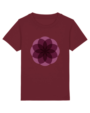 Color Wheel - purple flower Burgundy