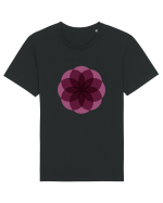 Color Wheel - purple flower Tricou mânecă scurtă Unisex Rocker
