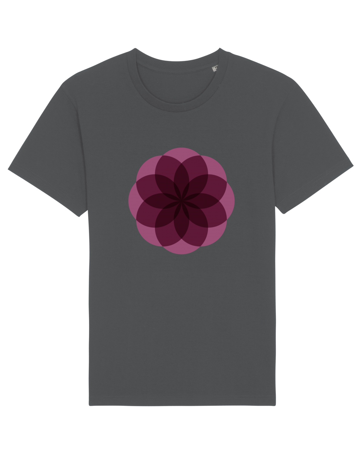 Tricou mânecă scurtă Unisex Rocker Anthracite