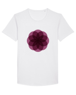 Color Wheel - purple flower Tricou mânecă scurtă guler larg Bărbat Skater