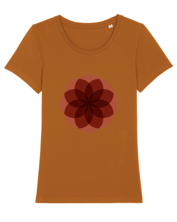 Color Wheel - red flower Roasted Orange
