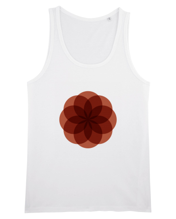 Color Wheel - red flower White