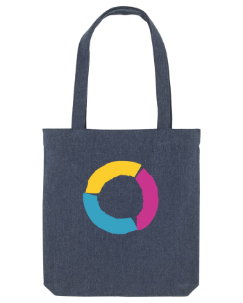 Color Wheel - orange&purple&blue Midnight Blue