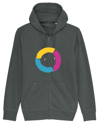 Color Wheel - orange&purple&blue Anthracite