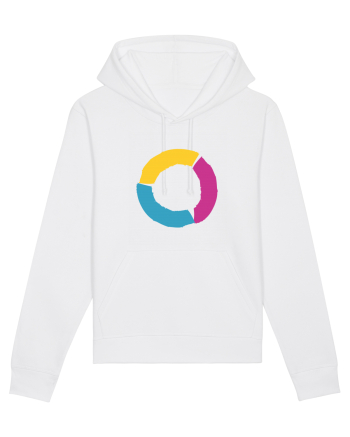 Color Wheel - orange&purple&blue White