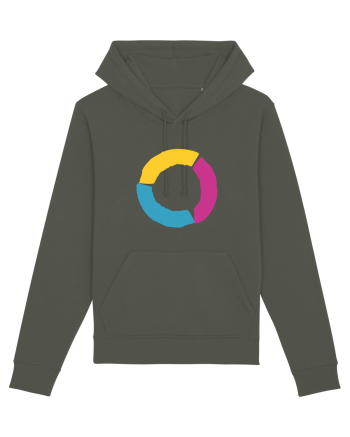 Color Wheel - orange&purple&blue Khaki
