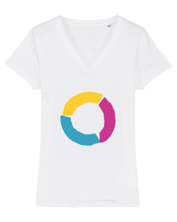 Color Wheel - orange&purple&blue White