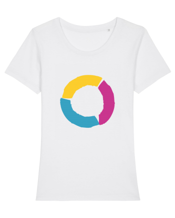 Color Wheel - orange&purple&blue White