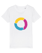 Color Wheel - orange&purple&blue Tricou mânecă scurtă  Copii Mini Creator