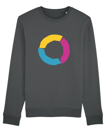 Color Wheel - orange&purple&blue Anthracite
