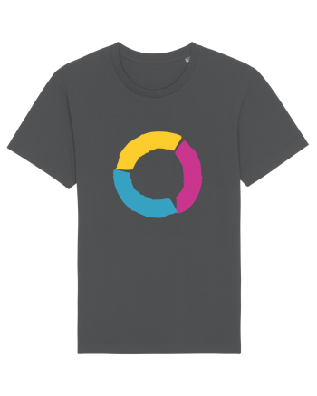 Color Wheel - orange&purple&blue Anthracite