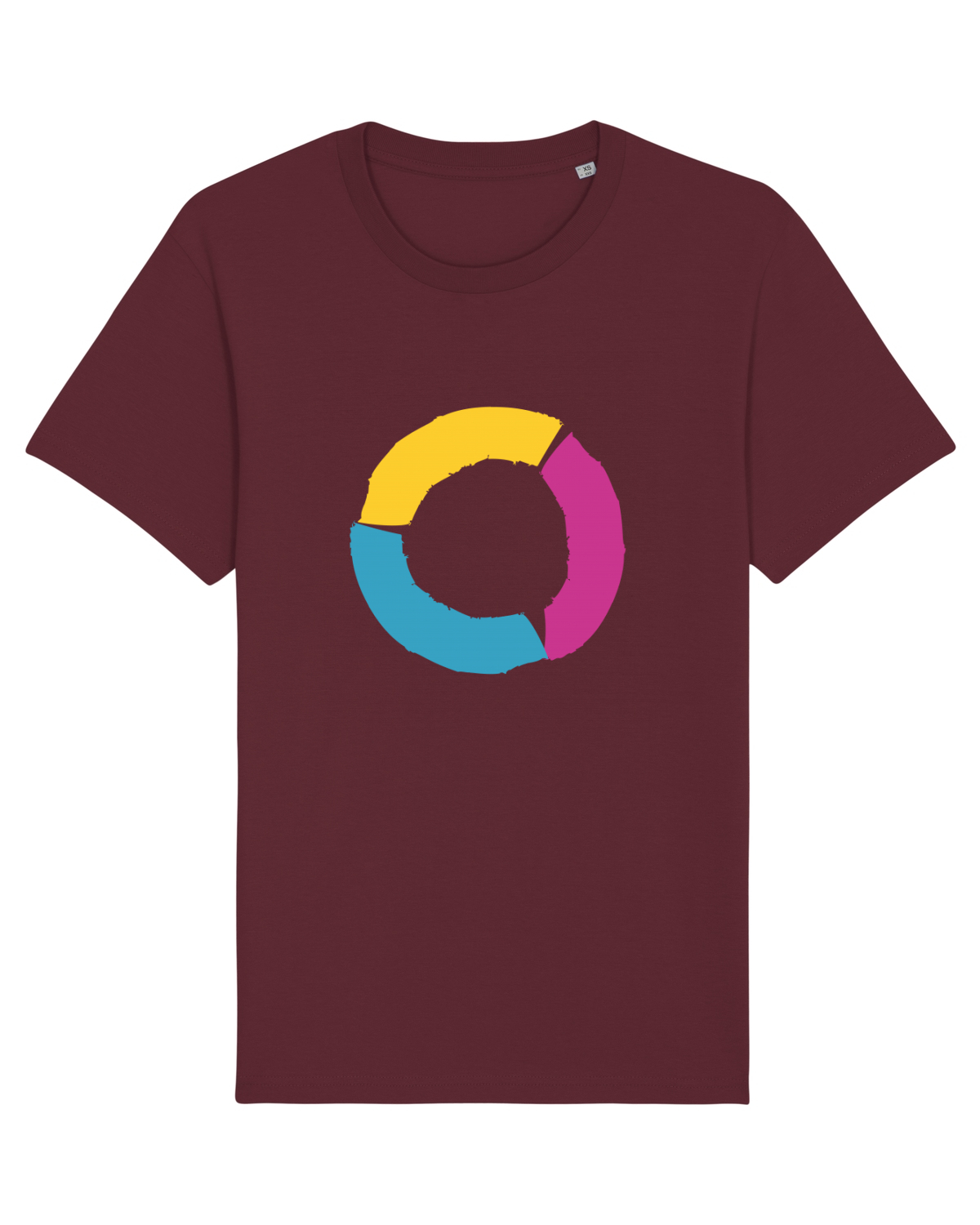Tricou mânecă scurtă Unisex Rocker Burgundy