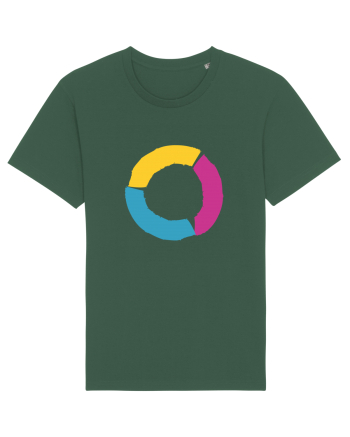 Color Wheel - orange&purple&blue Bottle Green