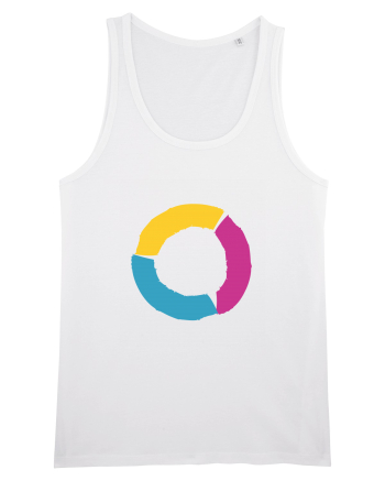 Color Wheel - orange&purple&blue White