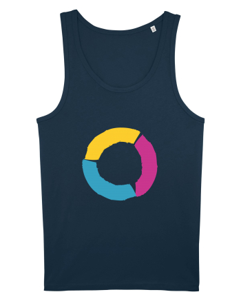Color Wheel - orange&purple&blue Navy