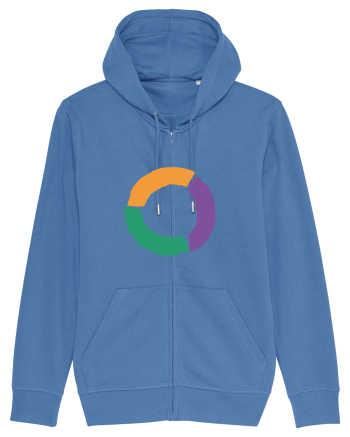 Color Wheel - orange&violet&green Bright Blue