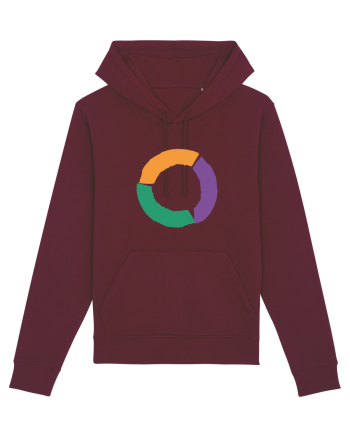 Color Wheel - orange&violet&green Burgundy