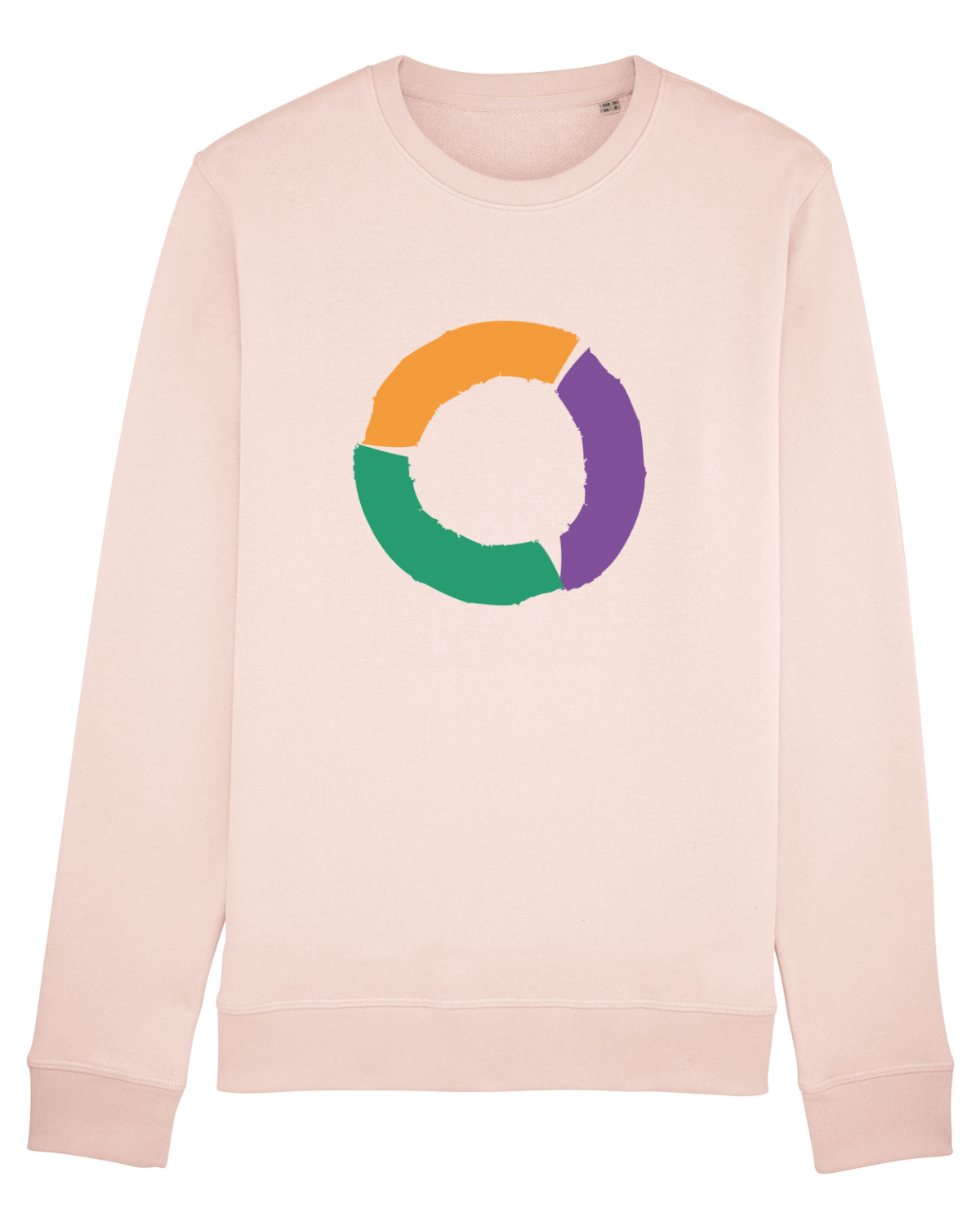 Bluză mânecă lungă Unisex Rise Candy Pink