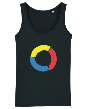 Color Wheel - yellow&red&blue Black