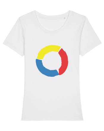 Color Wheel - yellow&red&blue White
