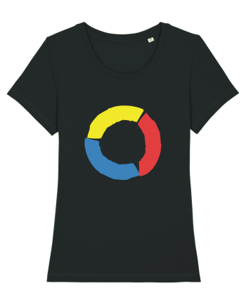 Color Wheel - yellow&red&blue Black