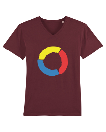 Color Wheel - yellow&red&blue Burgundy