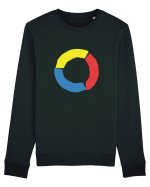 Color Wheel - yellow&red&blue Bluză mânecă lungă Unisex Rise