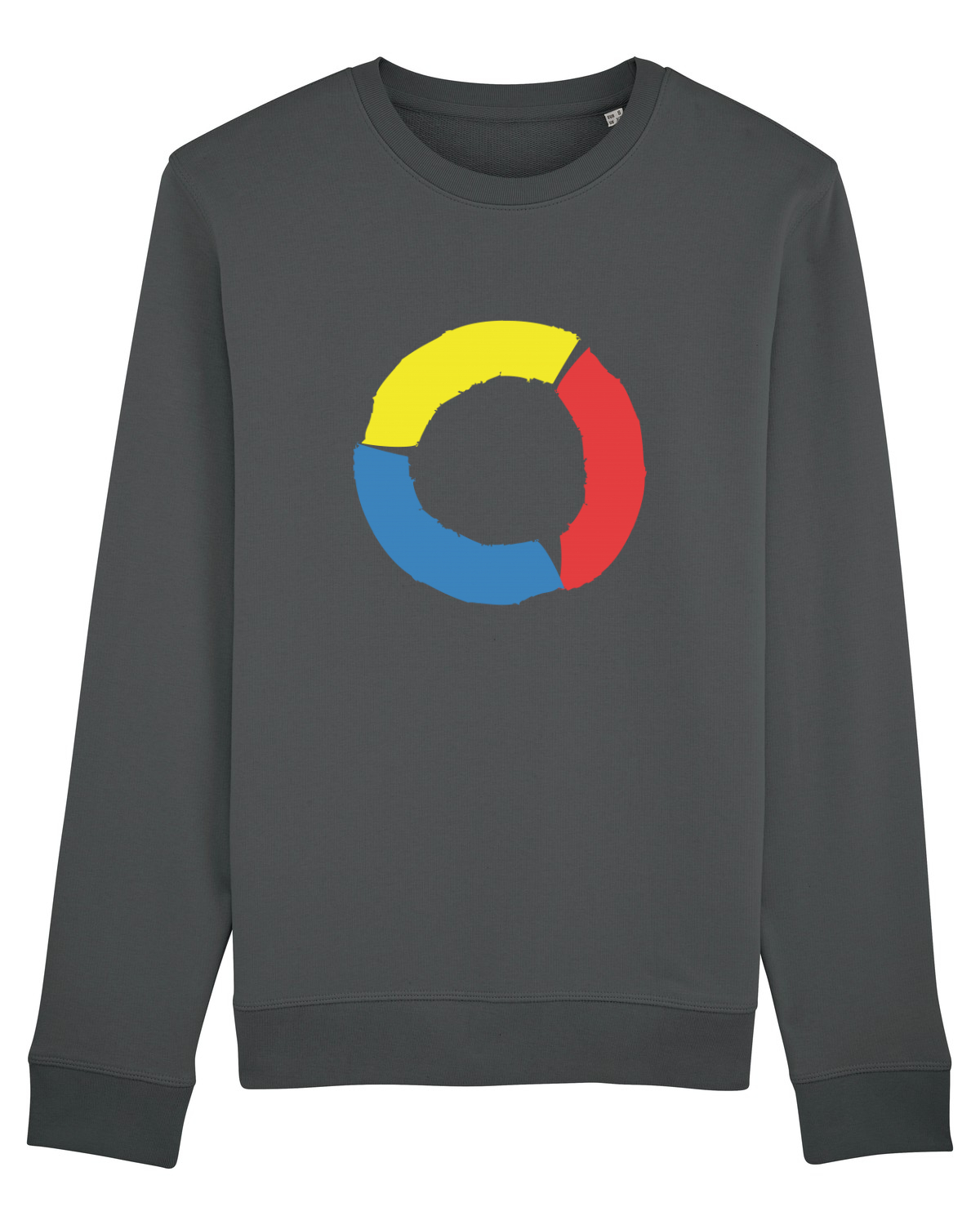 Bluză mânecă lungă Unisex Rise Anthracite