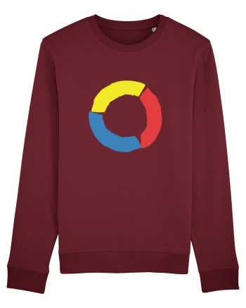 Color Wheel - yellow&red&blue Burgundy