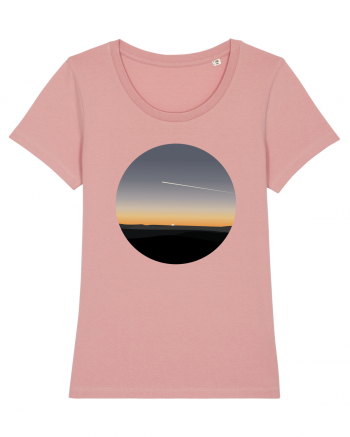 Photo Illustration - airplane in the sunset Canyon Pink