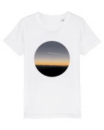 Photo Illustration - airplane in the sunset Tricou mânecă scurtă  Copii Mini Creator