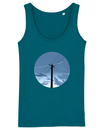 Photo Illustration - black electricity pole Ocean Depth